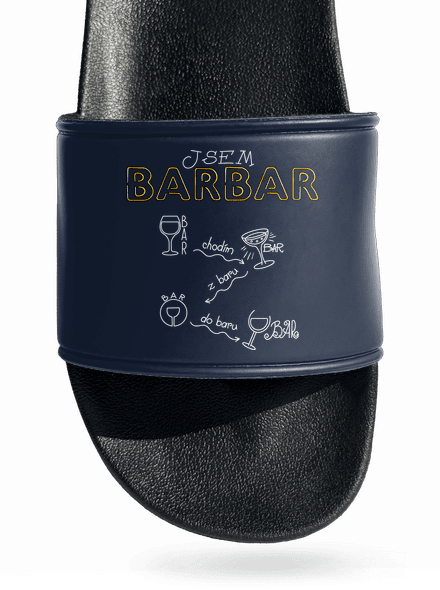 Barbar pantofle Navy