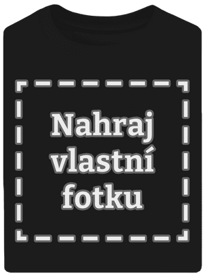 Vlastní potisk unisex tričko oversized Black