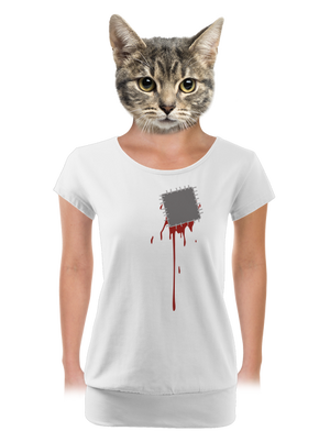 dámské tričko s lemem