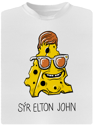 Sýr Elton John dětské sportovní tričko White