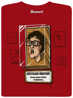 Učitelka obecná pánské dlouhý rukáv Red