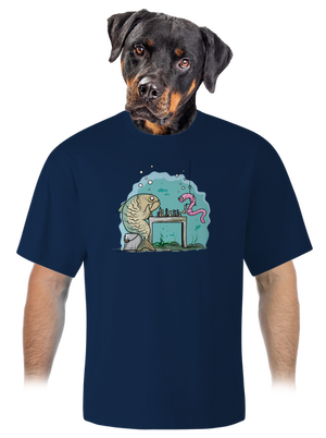 Zase neberou unisex tričko oversized Midnight Blue