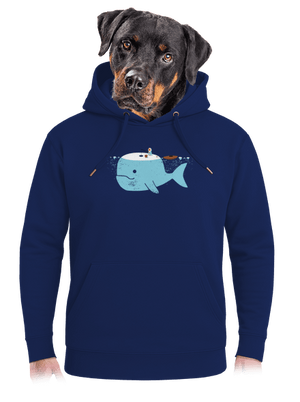 Rybaření  unisex mikina premium Navy