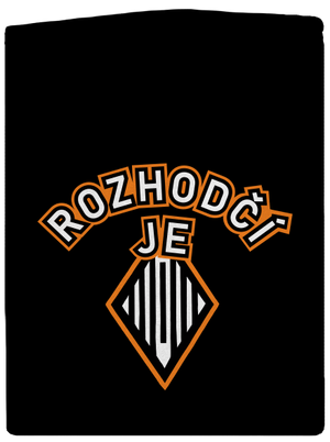 Rozhodčí pánská mikina na zip Black