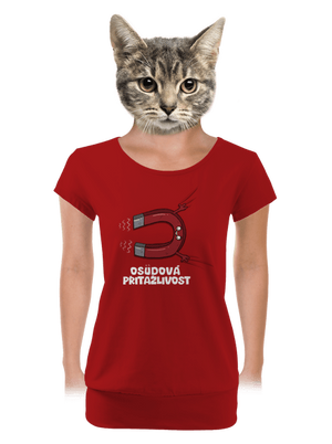 dámské tričko s lemem