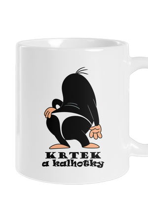 Krtek a kalhotky klasický hrnek White