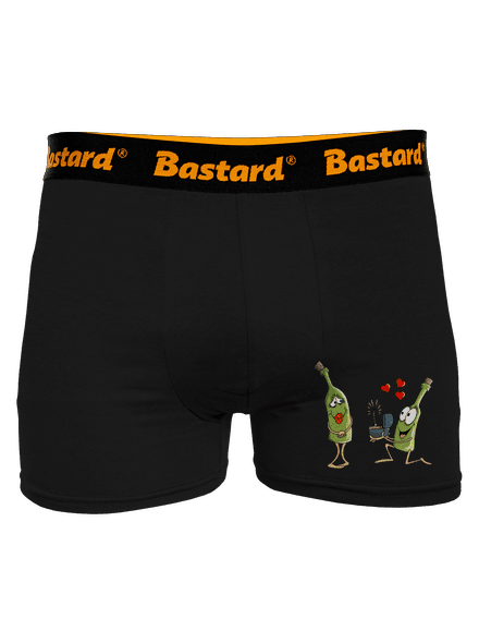 Láska k vínu boxerky Black