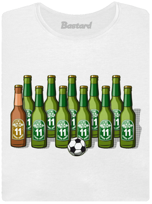 Fotbalová jedenáctka dámské tričko s lemem White