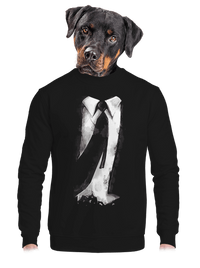 unisex mikina bez kapuce