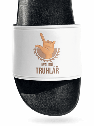 Kvalitní truhlář pantofle White