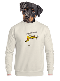 unisex mikina bez kapuce