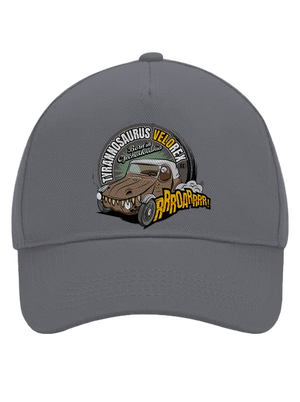 Tyrannosaurus Velorex kšiltovka baseballka Graphite grey