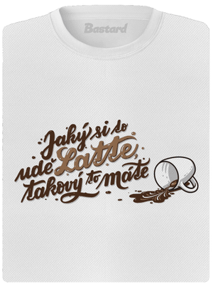 Latte dámské sportovní tričko White