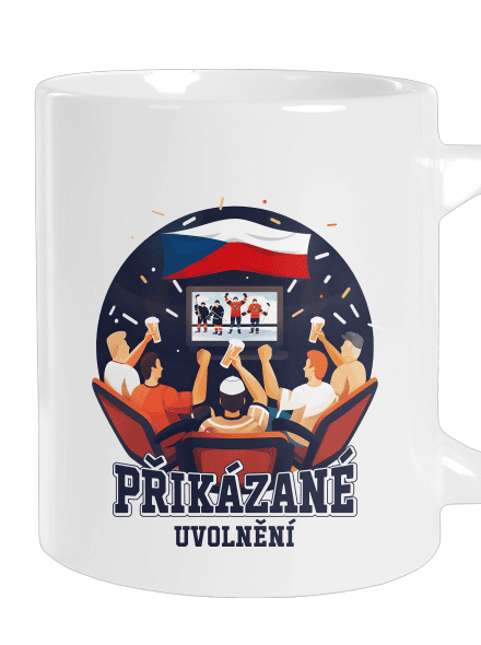Přikázané uvolnění velký hrnek White