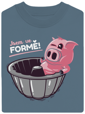 Ve formě unisex mikina bez kapuce Nordic Blue