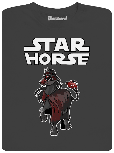 Star horse pánské dlouhý rukáv Dark Grey