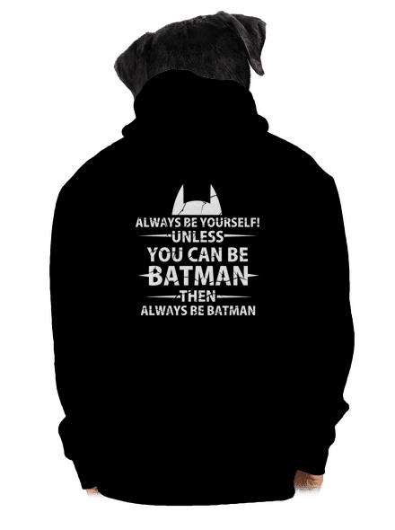 Batman pánská mikina na zip Black