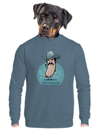 unisex mikina bez kapuce