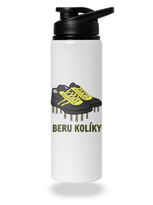 Beru kolíky lahev na vodu White