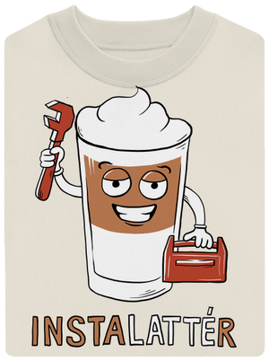 Instalattér unisex mikina bez kapuce Off White