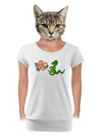 dámské tričko s lemem