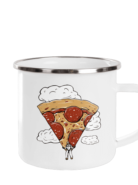 Pizzašutista plecháček White