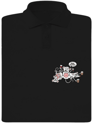 Kocour není doma pánská polokošile Black