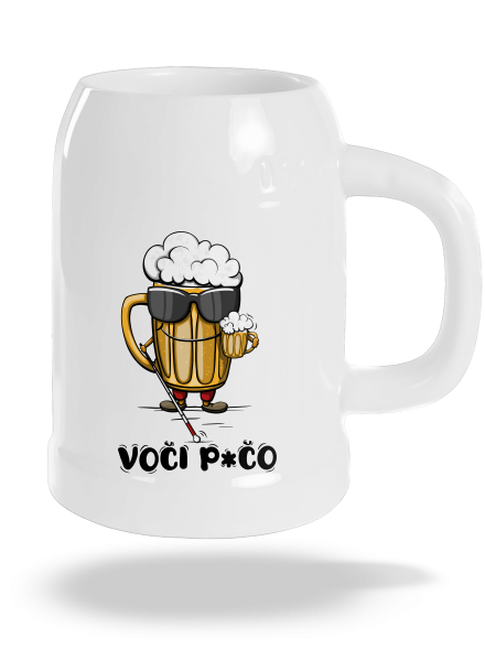 Voči p*čo půllitr White