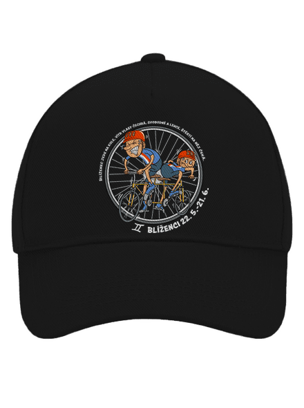 Cyklistický horoskop: Blíženci kšiltovka baseballka Black
