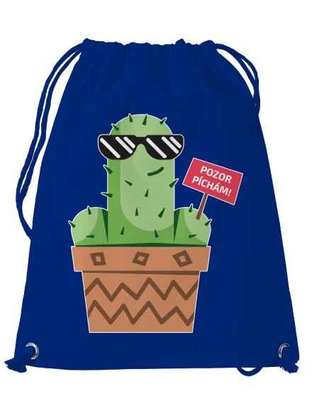 Pozor píchám vak Royal Blue Mal