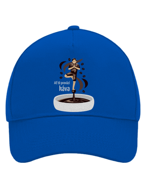 Káva provází kšiltovka baseballka Bright Royal
