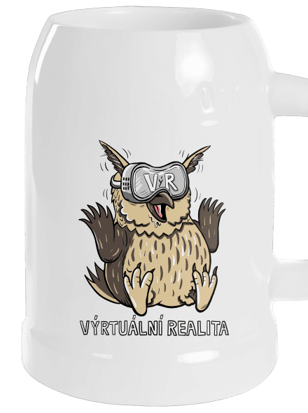 Výrtuální realita půllitr White