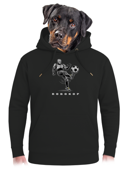Robokop unisex mikina premium Dark Black