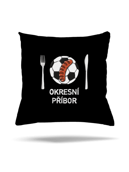 Okresní příbor polštář Black