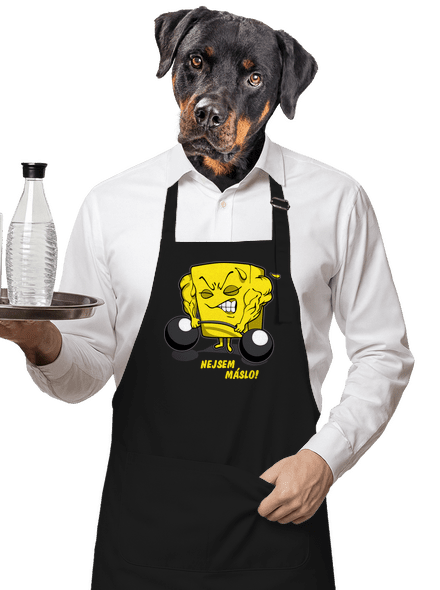 Nejsem máslo zástěra Black