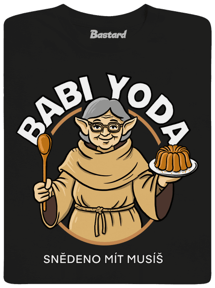 Babi Yoda pánské tričko Black