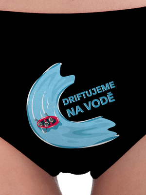 Driftujeme na vodě dámské kalhotky Black