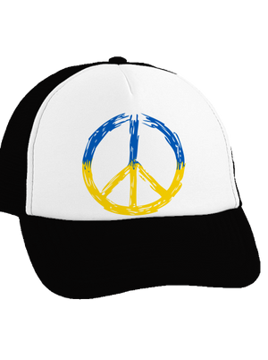 Ukrajina - Peace kšiltovka truckerka Black cap