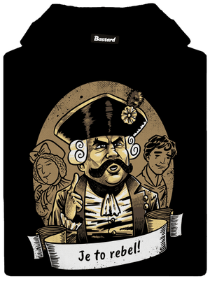 B14: S čerty nejsou žerty dámská mikina klokanka Black