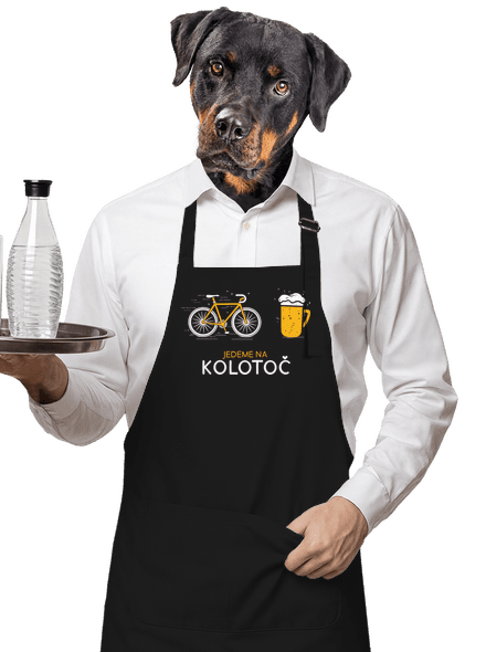 Jedeme na kolotoč zástěra Black