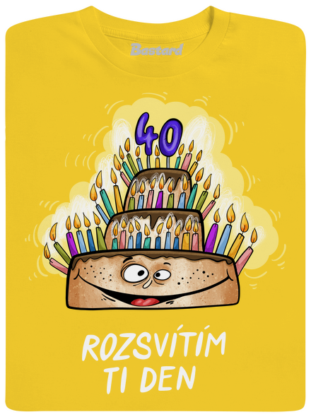 Rozsvítím ti den dětské tričko Gold