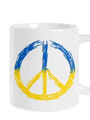Ukrajina - Peace klasický hrnek White