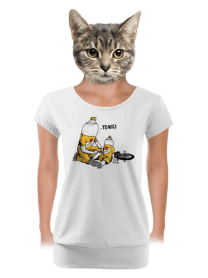 dámské tričko s lemem