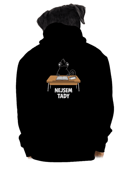 Nejsem tady pánská mikina na zip Black