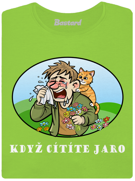 Cítíte jaro dámské tričko Apple Green