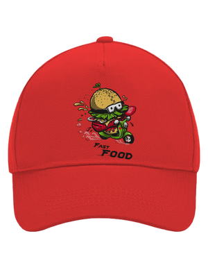 Fast Food kšiltovka baseballka Classic Red