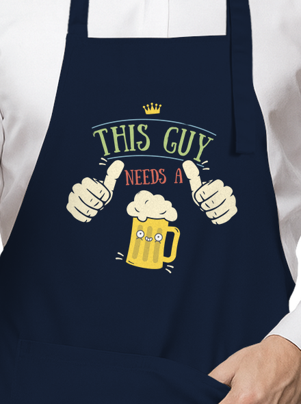 Tenhle týpek potřebuje pivo zástěra Navy