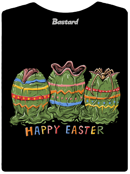 Happy Easter dámské tričko Black