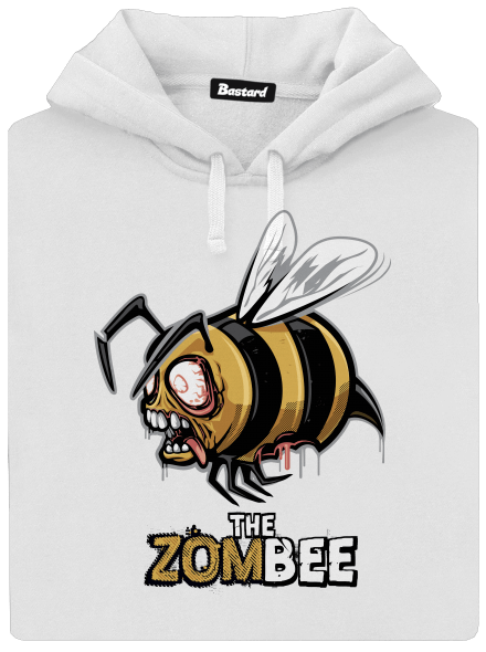 ZomBee - žlutá dámská mikina klokanka White