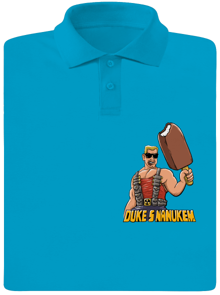 Duke s nanukem pánská polokošile Blue Atol